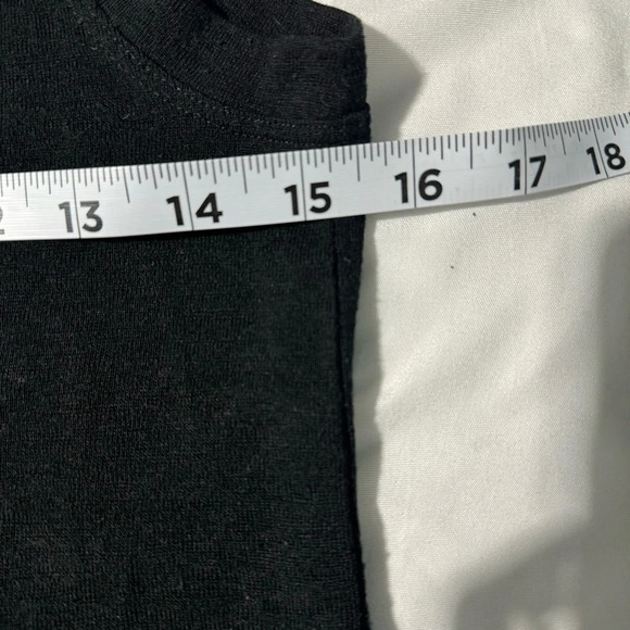 Athleta Tank Burnout Black Cotton Size XS - Picture 5 of 8